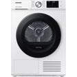 Samsung DV90BBA245AW 9kg Series 5+ OptimalDry Heat Pump Tumble Dryer  - White - A+++ Rated Stock Photo front