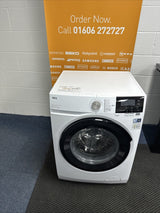 AEG 7000 ProSteam® LWR7185M4B 8+5KG 1400 Spin Washer Dryer in White - A Rated on Wash - Graded showroom photo front