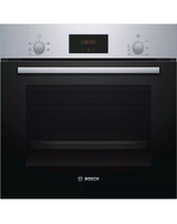 Bosch Series 2 HHF113BR0B Built-In Electric Single Oven in Stainless Steel - 13 Amp Plug In - A Rated - HW181884