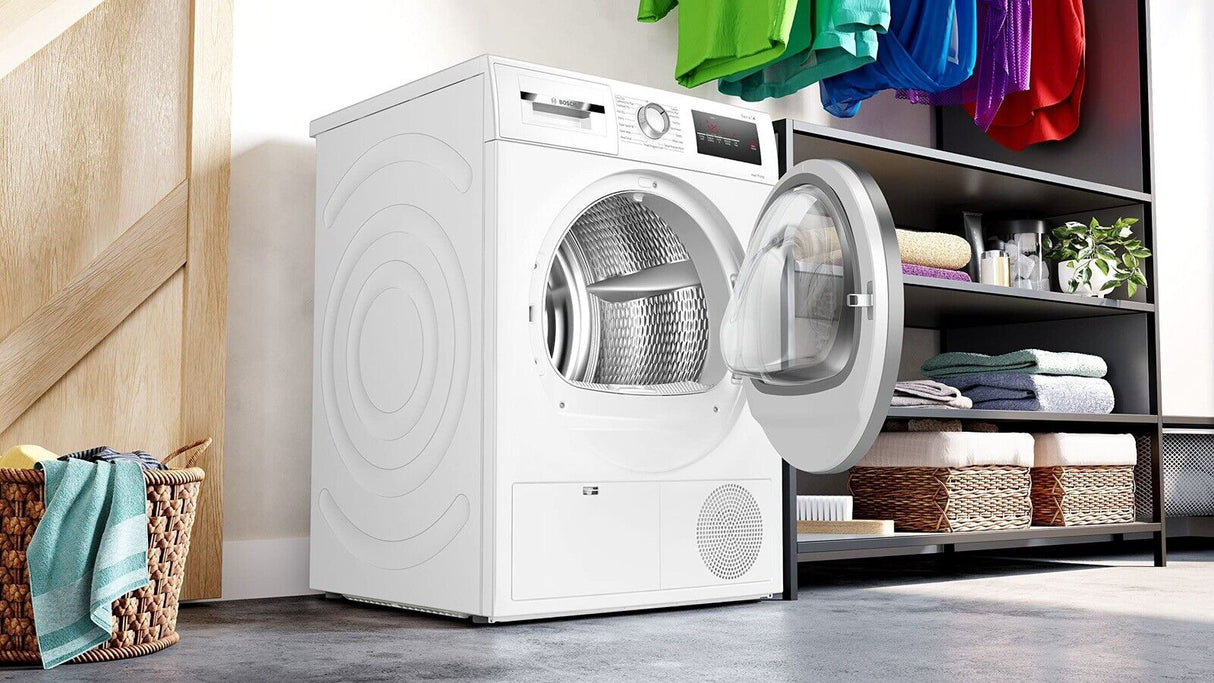 Bosch Series 4 WTH85222GB 8KG Heat Pump Tumble Dryer in White - A++ Rated - Refurbished