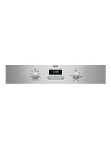 AEG BSX23101XM  6000 Series Electric Single Oven - Stainless Steel - 13amp stock photo control panel