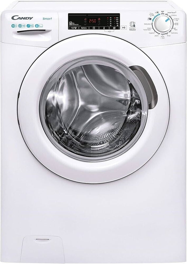 Candy CS1410TE/1-80 10kg 1400 Spin Wi-Fi Enabled Washing Machine - White - Graded stock photo front