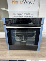 NEFF N50 B2ACH7HH0B Wi-Fi Connected Built In Electric Single Oven with Pyrolytic Self Cleaning - Stainless Steel - A Rated Showroom photo door closed