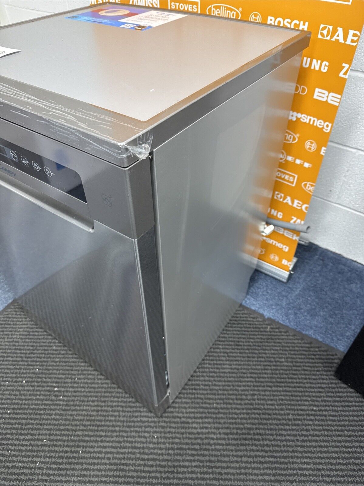 Candy CF5C7F0X-80 15 Place Settings Smart Freestanding Dishwasher in Stainless Steel