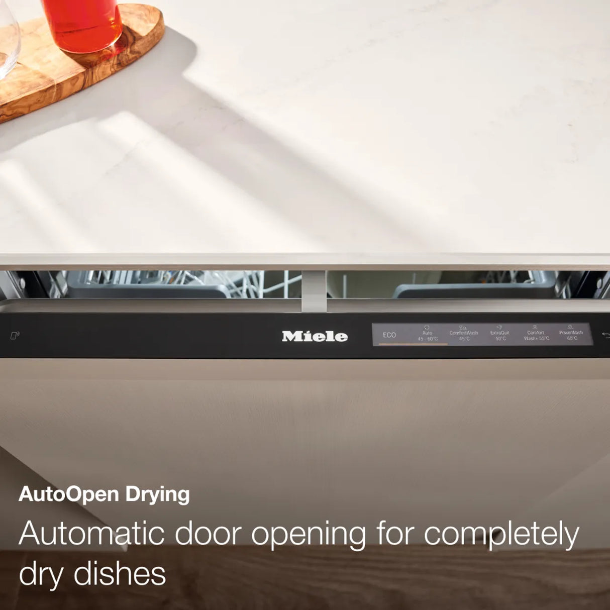 Miele G5450SCVi Active Plus (71) Full-Size Fully Integrated Dishwasher with Clean Steel Control Panel - HW181671