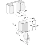 Miele G5450SCVi Active Plus (71) Full-Size Fully Integrated Dishwasher with Clean Steel Control Panel - HW181671