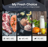 Hisense RQ758N4SWSE American Fridge Freezer, Total No Frost, Wi-Fi Enabled, Metal Tech Cooling in Stainless Steel Fresh Choice 