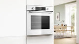 Bosch Series 4 HQA534BW3B Electric Single Oven with added Steam Function In White - A+ Rated - HW181698