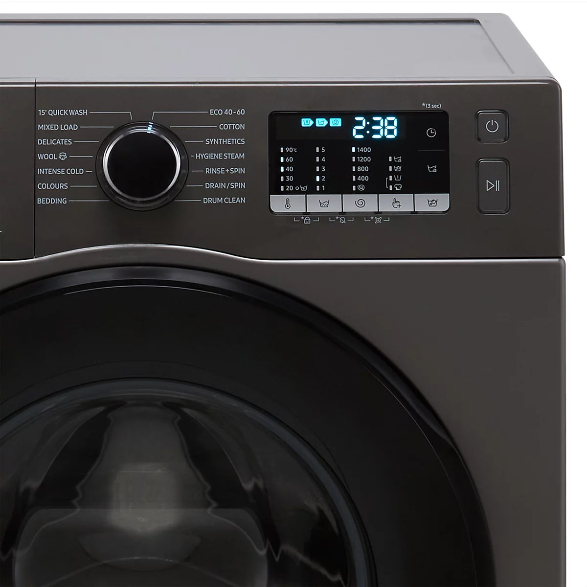 Samsung WW80TA046AX 8KG 1400 Spin Washing Machine in Graphite - Blemished - HW181504-01