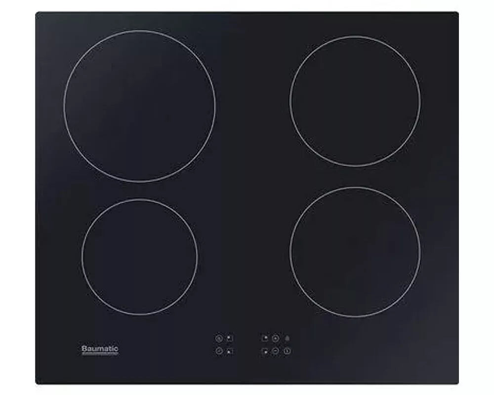 Baumatic BHII642C/E1 4-Zone Induction Hob in Black - POHW0126K