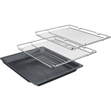 Bosch Series 4 HQA574BB3B  Electric 71L Single Oven with Pyrolytic Self Cleaning in Black - A+ Rated - HW181708