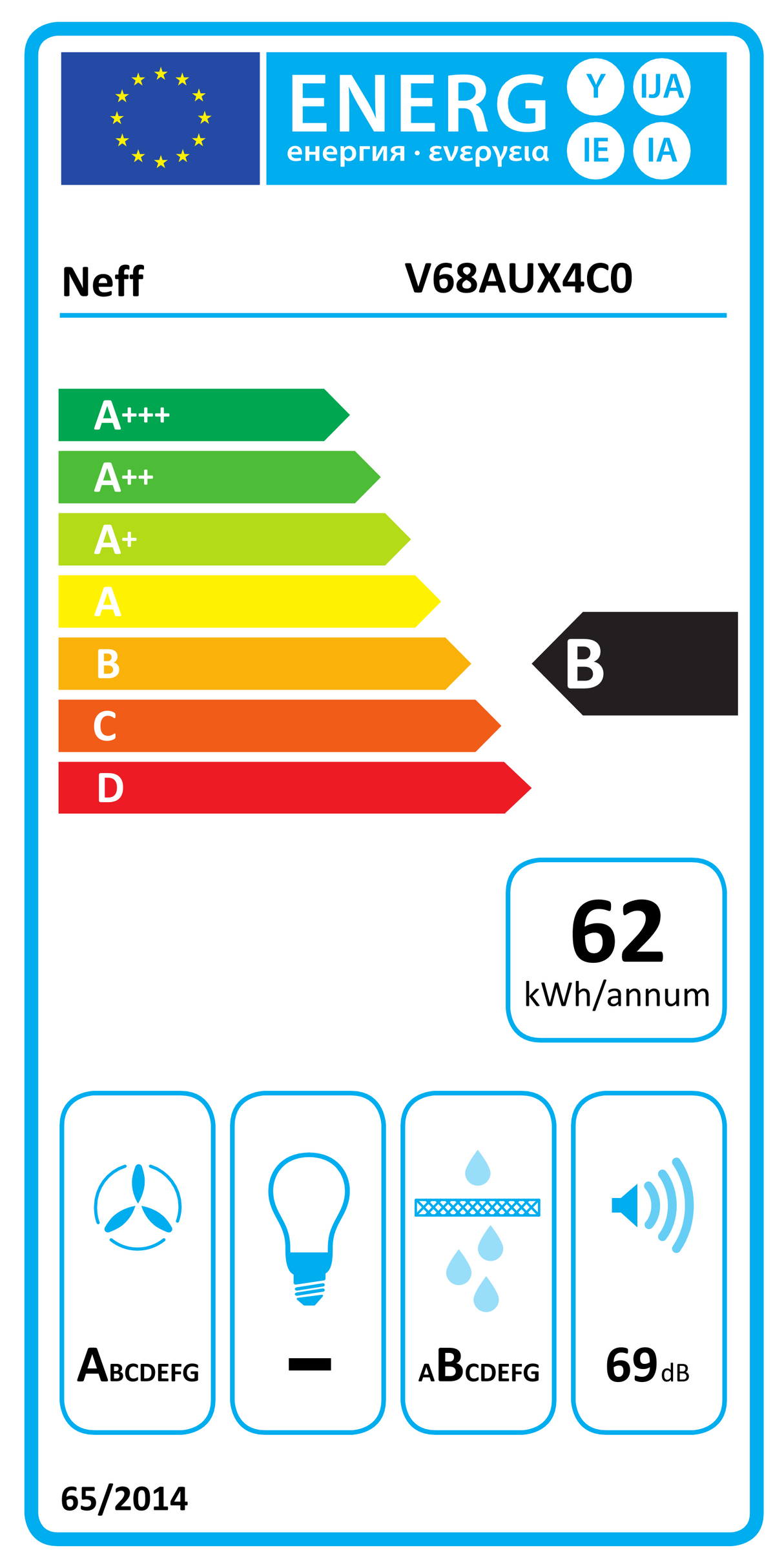 Neff N90 Series V68AUX4C0 83cm 4 Zone Induction Hob with Integrated Ventilation System in Black - HW181728