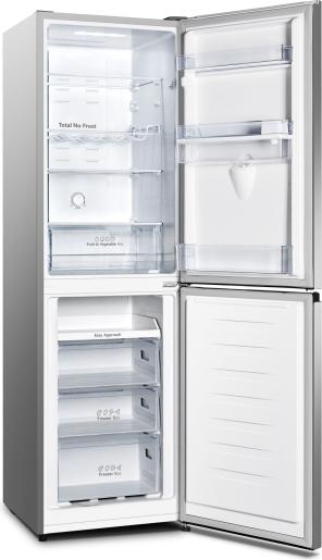Hisense RB327N4WCE 182cm Tall 50/50 No Frost Fridge Freezer in Stainless Steel - E Rated - POHW0124