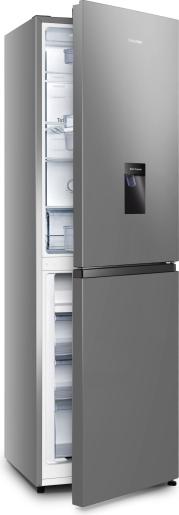 Hisense RB327N4WCE 182cm Tall 50/50 No Frost Fridge Freezer in Stainless Steel - E Rated - POHW0124