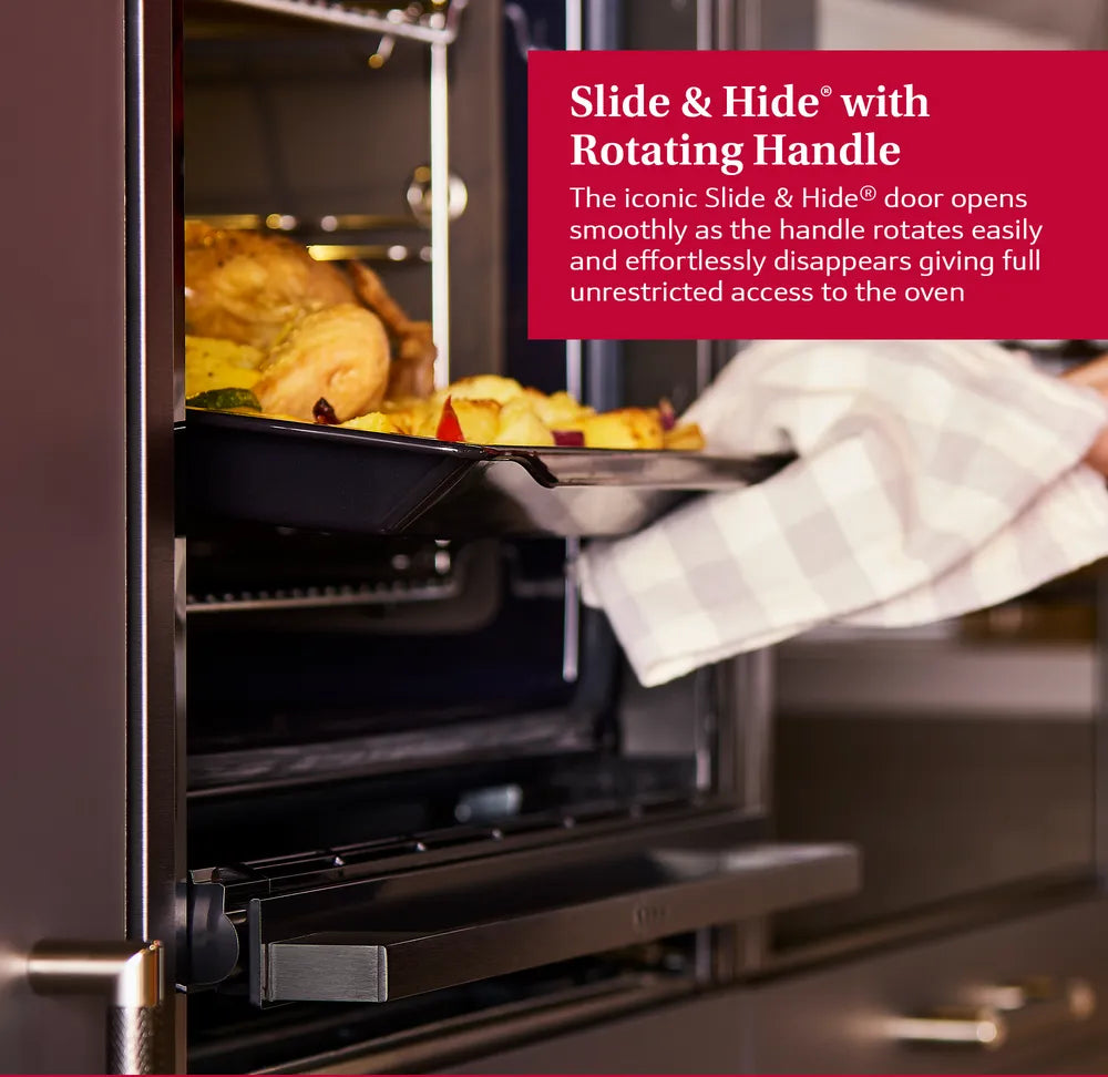 Neff N70 B54CR71G0B (11) Slide & Hide® Wi-Fi Enabled Pyrolytic Self Cleaning Electric Single Oven in Graphite - A+ Rated
