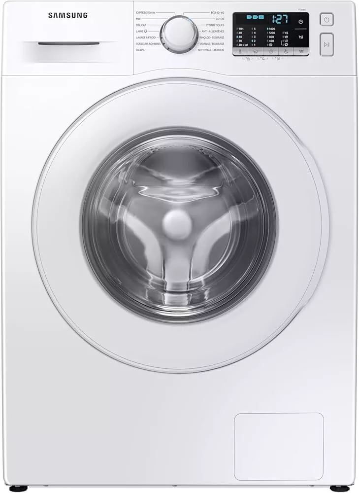 Samsung WW70TA046TE 7KG 1400 Spin Washing Machine in White - Blemished Stock photo front door closed