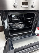 AEG BSX23101XM (82) 6000 Series SurroundCook Electric Single Oven - Stainless Steel - A Rated - 13 Amp Plug shop photo close up of the oven door open