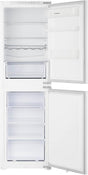 Teknix BITH50FF/E 50/50 Integrated Fridge Freezer with Total No Frost - 233 Litres - E Rated Stock Photo front door open