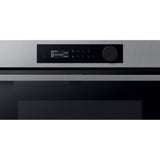 Samsung NV7B5755SAS Flexible Dual Cook Built-in Smart Single Oven with Pyrolytic Self Cleaning and Air Fry in Stainless Steel - A+ Rated from HomeWise Appliances. Stock photo front of oven control panel.