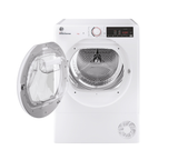 Hoover HLEC9TE 9KG Condenser Tumble Dryer with Sensor Dry in White stock photo front door open