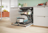 Candy CI6C4F1PMA-80 Rapido Fully Integrated Dishwasher with Top Cutlery Tray, C Rated Installed in a kitchen