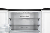 Hisense RQ758N4SWFE American Fridge Freezer, Total No Frost, Wi-Fi Enabled, Metal Tech Cooling in Black Steel Metal Tech Cooling