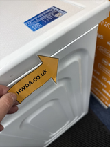 Samsung WW70TA046TE 7KG 1400 Spin Washing Machine in White - Blemished showroom photo scratch marks top of right side panel 