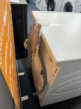 Hisense 5S Series WF5S1245BW 12KG 1400 Spin Washing Machine in White Showroom Photo rear of the machine has no damage and transit bolts are installed.