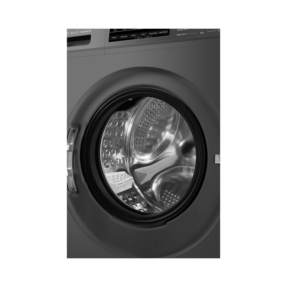 Teknix TK3W814XS 8KG 1400 Spin Washing Machine in Silver - A Rated - 3 Year Warranty - POHW0096