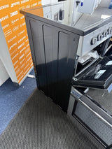 Flavel MLN10CRS 100cm Electric  Range Cooker with 5 Zone Ceramic Hob in Silver & Chrome - A Rated - HW181688