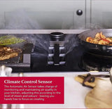 Neff N90 Series V68AUX4C0 83cm 4 Zone Induction Hob with Integrated Ventilation System in Black - HW181728