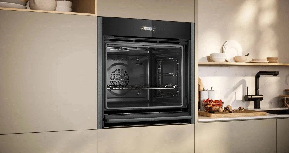 Neff N70 B54CR31G0B (52) Slide & Hide® Electric Single Oven in Graphite - A+ Rated - HW181552