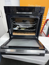 Bosch Series 4 HQA574BB3B  Electric 71L Single Oven with Pyrolytic Self Cleaning in Black - A+ Rated - HW181708