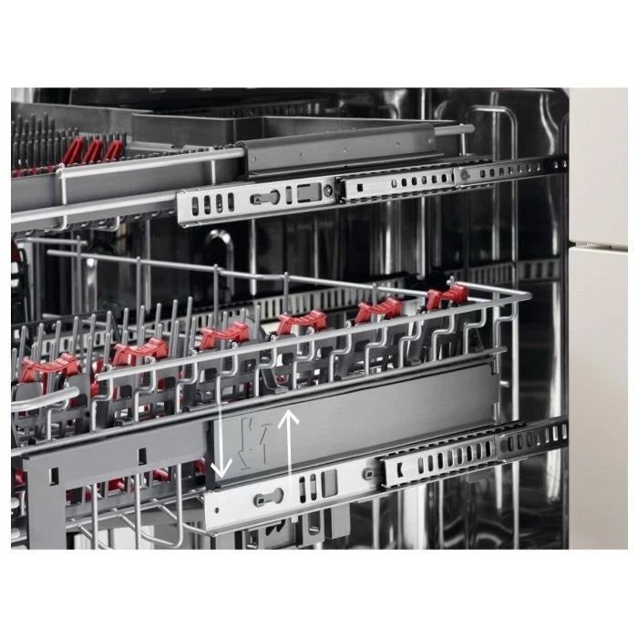 AEG FSB54907Z (60) Air Dry 5000 14 Place Settings Fully Integrated Dishwasher - Black Control Panel with Sliding Door Fixing Kit - HW181560