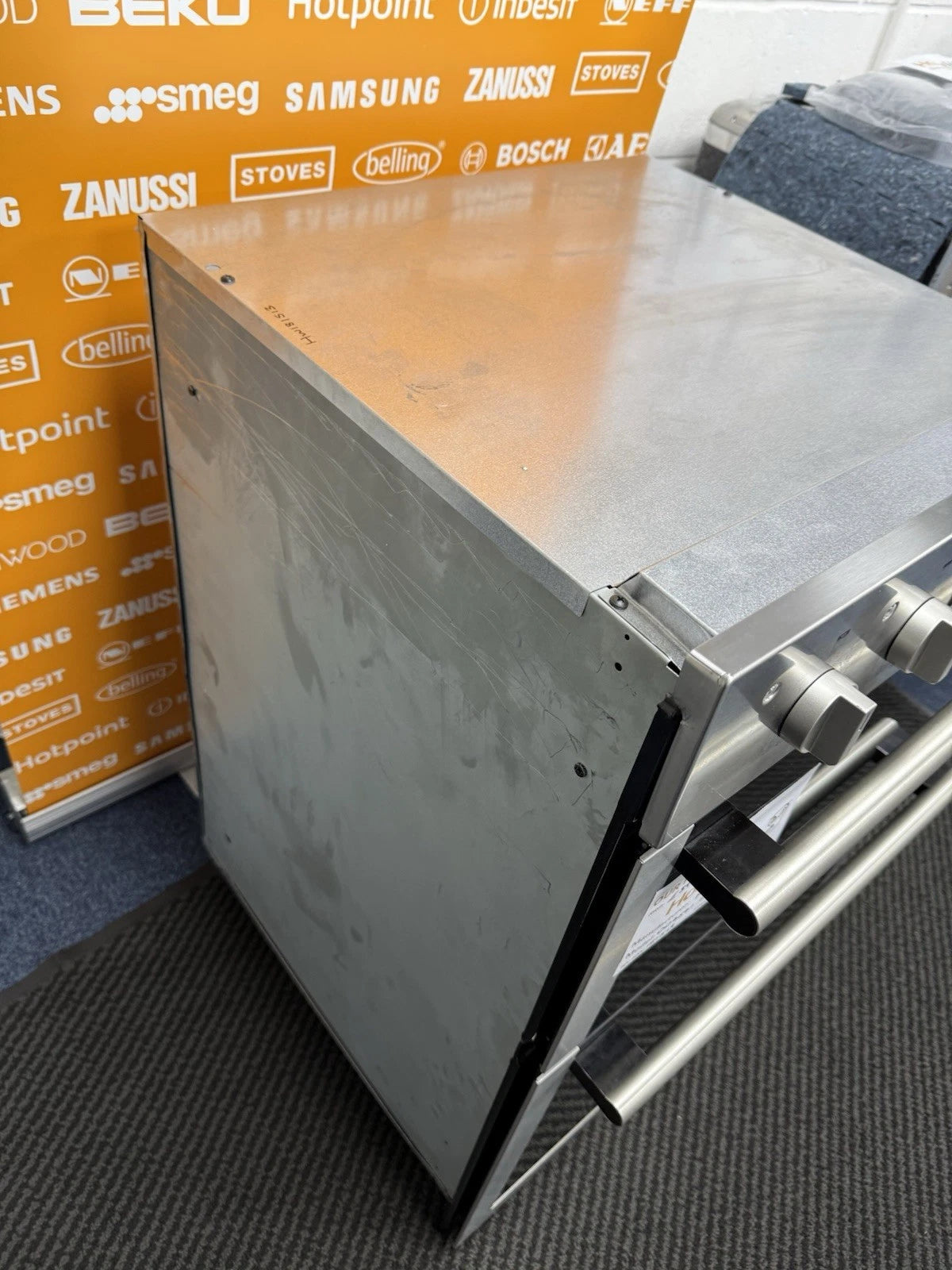 Hotpoint Class 4 DD4 541 IX (13) Built In Electric Double Oven in Stainless Steel - A/A Rated - (Blemished) - HW181513