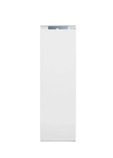 Hotpoint HTSD18F013H1 209 Litre Tall Built-In Freezer with No Frost - E Rated from HomeWise Appliances. stock photo showing front of the freezer with door closed.