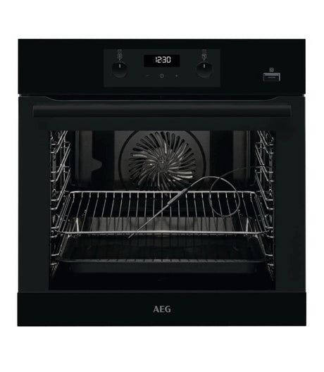 AEG BES356010B Black Oven from HomeWise stock photo