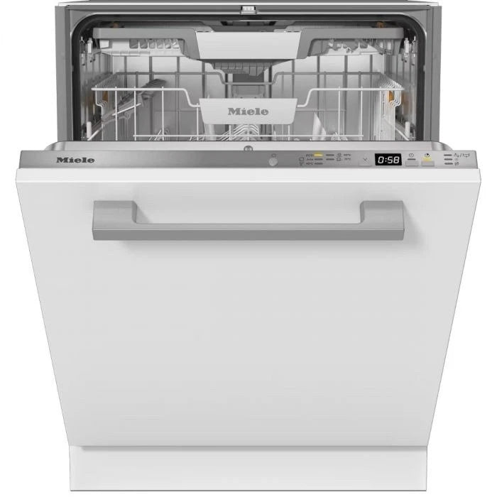Miele G5450SCVi Active Plus (71) Full-Size Fully Integrated Dishwasher with Clean Steel Control Panel - HW181671