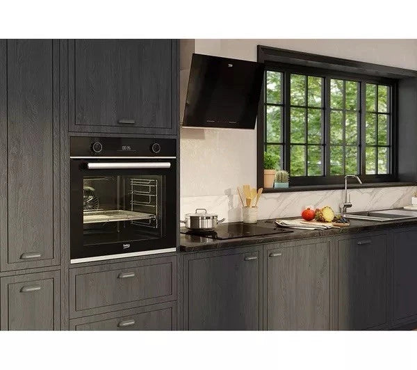 Beko Pro AeroPerfect™ BBIMA13301XMP (22) Built In Single Oven with Pyrolytic Self Cleaning and AirFry Function - A+ Rated - HW181522