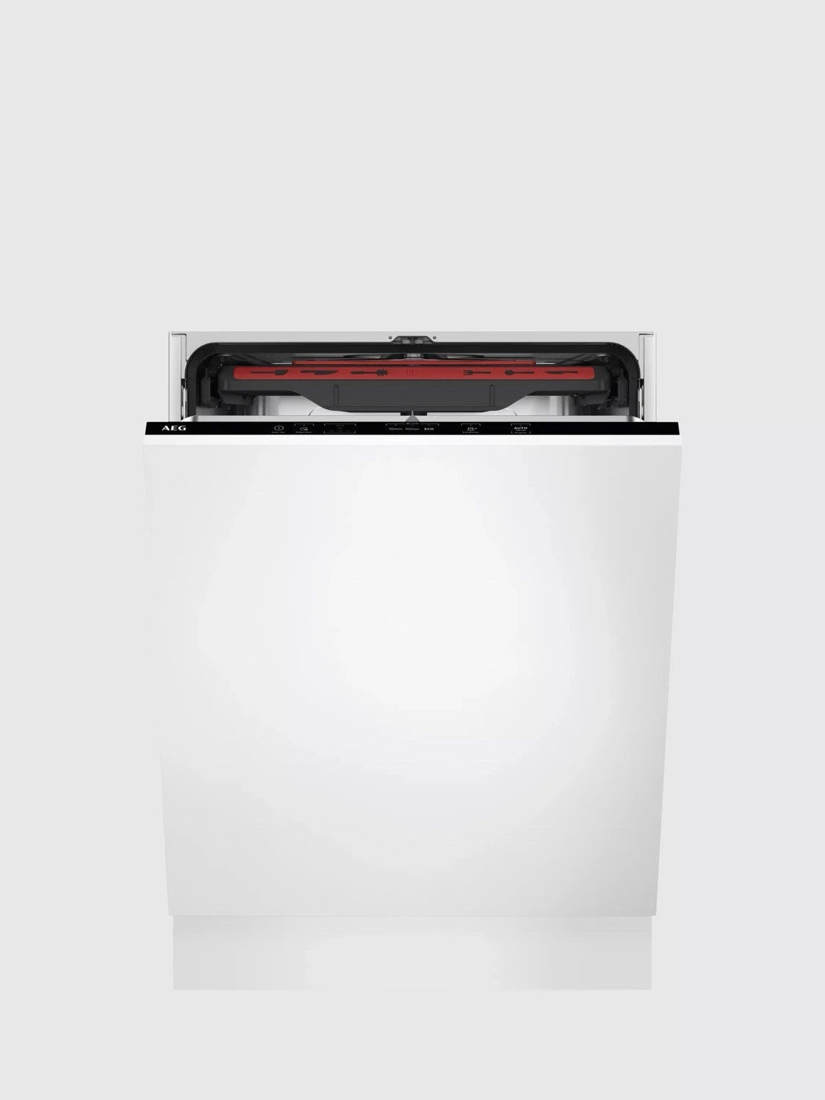 AEG FSB54907Z (60) Air Dry 5000 14 Place Settings Fully Integrated Dishwasher - Black Control Panel with Sliding Door Fixing Kit - HW181560