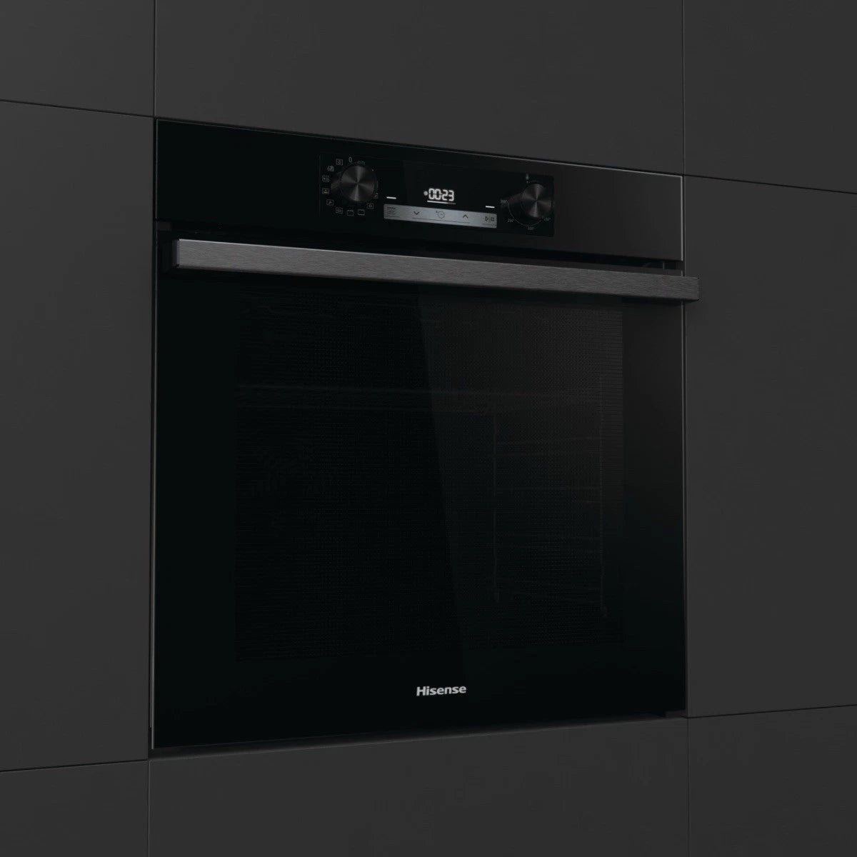 Hisense BI64211PB Electric Single Oven With Pyrolytic Self Cleaning in Black - A+ Rated - HW181674