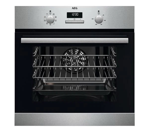 AEG BSX23101XM (38) 6000 Series SurroundCook Electric Single Oven - Stainless Steel - A Rated - 13 Amp Plug - HW181638