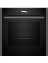Neff N70 B54CR31G0B (52) Slide & Hide® Electric Single Oven in Graphite - A+ Rated - HW181552