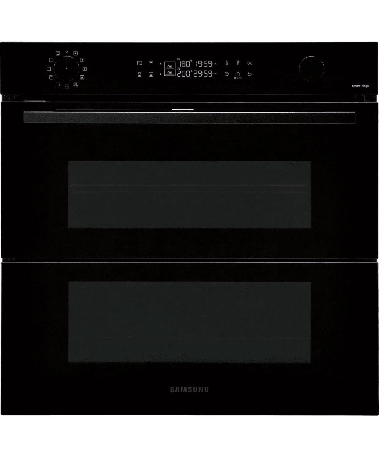 Samsung Series 4 NV7B45305AK Built-In Electric Single Oven with Dual Cook Flex™ Pyrolytic Self Cleaning and Air Sous Vide in Black - A+ Rated - HW181685