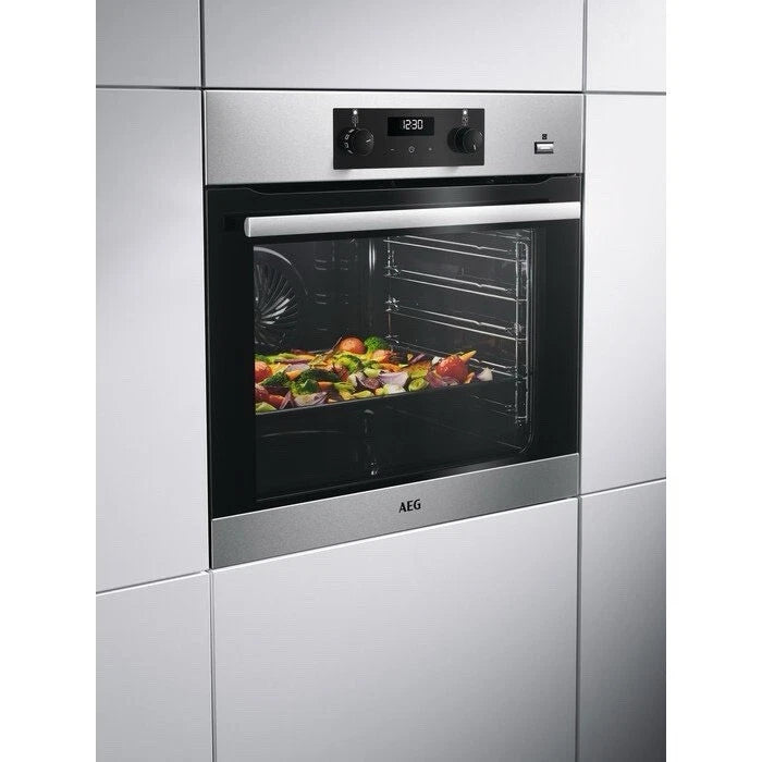 AEG BES356010M Single Oven from HomeWise in wall