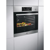 AEG BES356010M Single Oven from HomeWise in wall