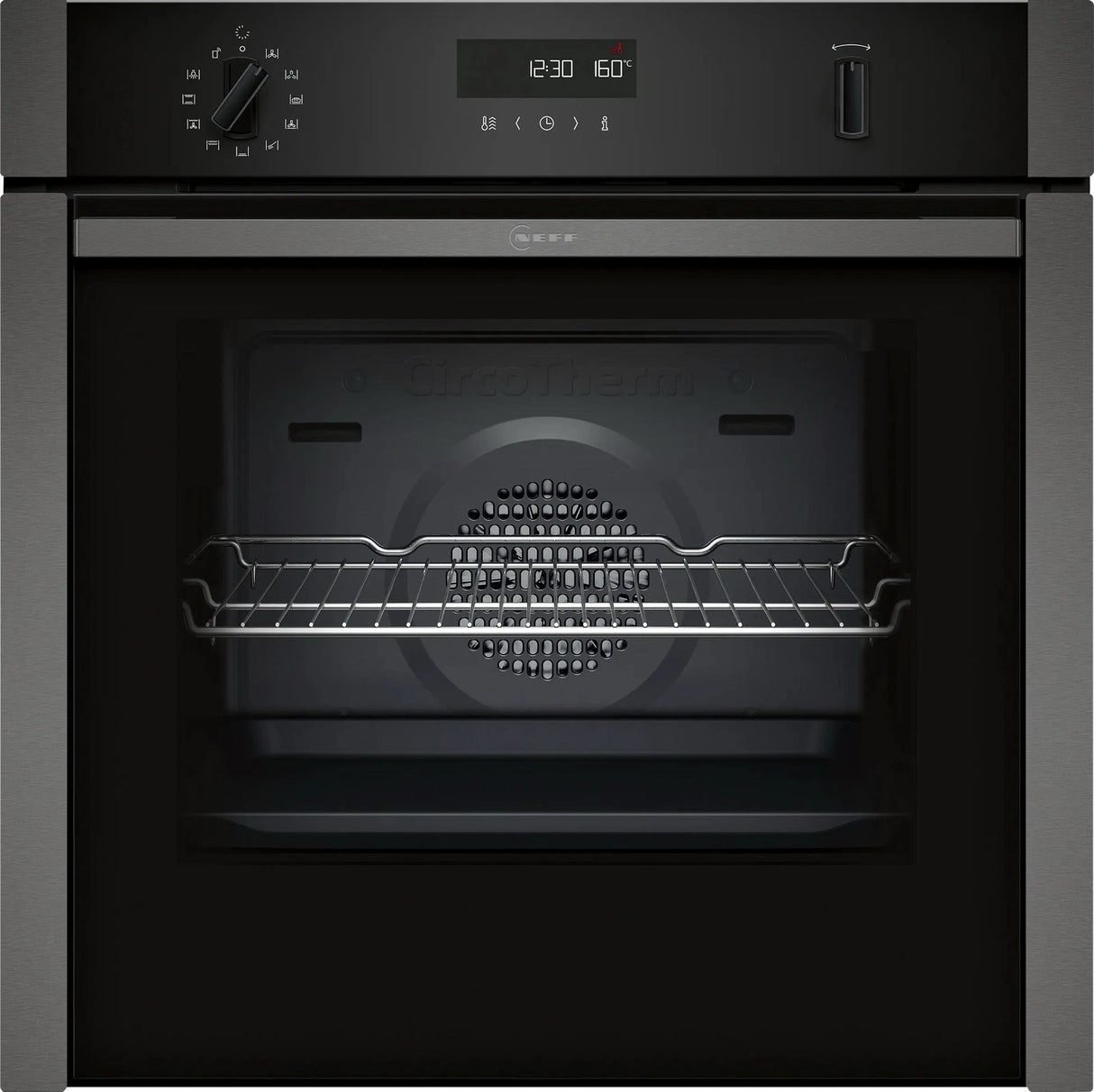 Neff N50 B6ACH7AG7B (54) Slide & Hide® Electric Single Oven in Graphite - A+ Rated - Blemished - HW181554
