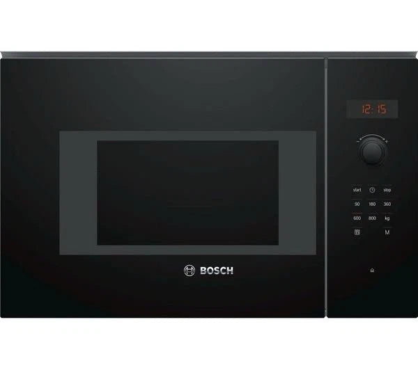Bosch Series 4 BFL523MB0B 20 Litre 38cm High Built-in Small Microwave Oven in Black - (Tatty Box) - HW181710