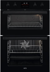 AEG 6000 DCB535060B SurroundCook Double Built-in Oven in Black - A/A Rated - (Dented Casing) - HW181547