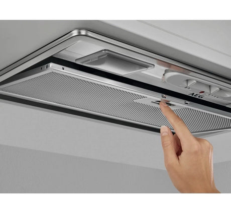 AEG DGX3523S Series 5000 52cm Built-in Canopy Extractor Hood in Grey - 3 Speeds - HW181775